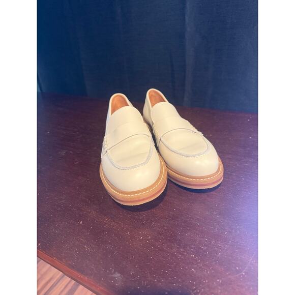 DEMI PEBBLED LEATHER LOAFER - Picture 1 of 5